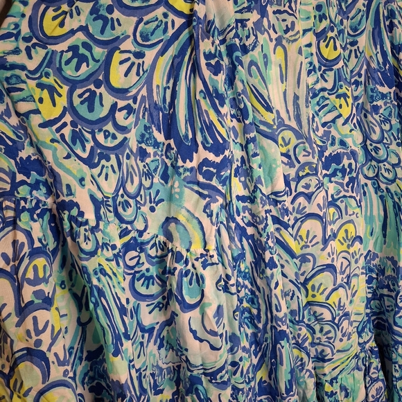 Lilly Pulitzer dress XS off the shoulder   sleeves with straps - Picture 2 of 5